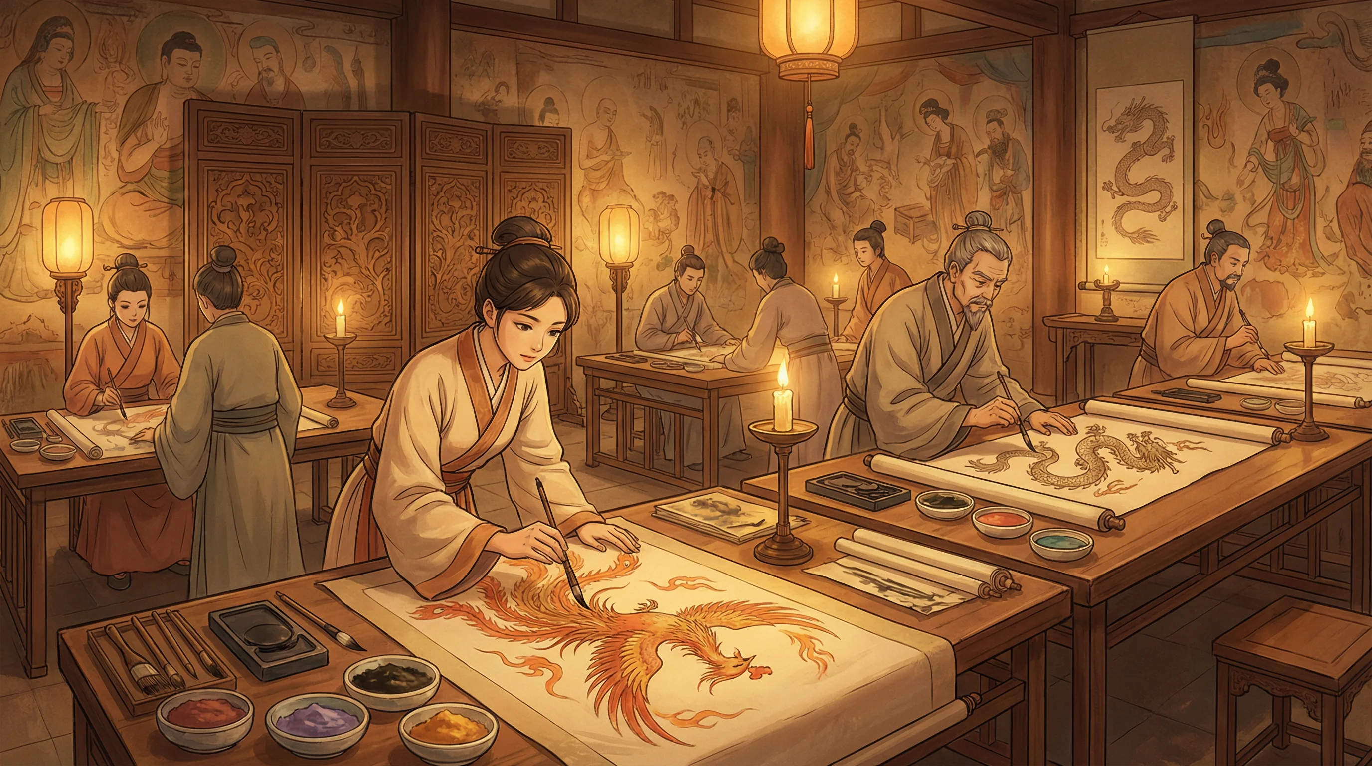画师入驻 - 本人叫小杰 国风动漫画师